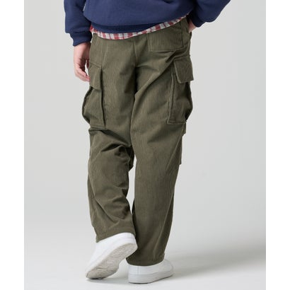 裏起毛 コーデュロイ カーゴパンツ （OLIVE GREEN）｜詳細画像