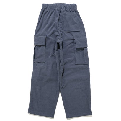 裏起毛 コーデュロイ カーゴパンツ （BLUE）｜詳細画像