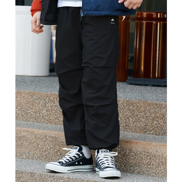 裏付きウインドブレーカー パンツ （BLACK）