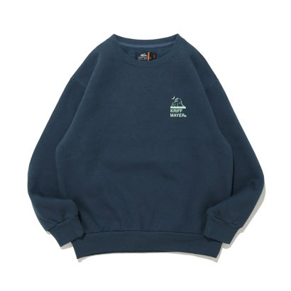 あたたか蓄光 プリント クルー(夜空) （NAVY）｜詳細画像