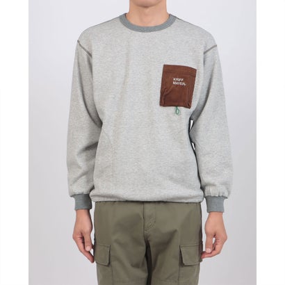 クリフ メイヤー KRIFF MAYER 遠赤加工 クルーネック （GRAY）｜詳細画像