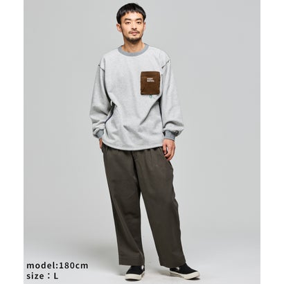 クリフ メイヤー KRIFF MAYER 遠赤加工 クルーネック （GRAY）｜詳細画像