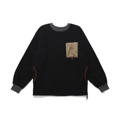 クリフ メイヤー KRIFF MAYER 遠赤加工 クルーネック （BLACK）｜詳細画像