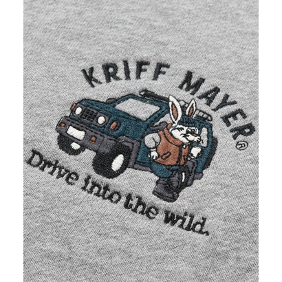 クリフ メイヤー KRIFF MAYER 裏起毛 クルー(クリフラビット) （MULTI-COL）｜詳細画像