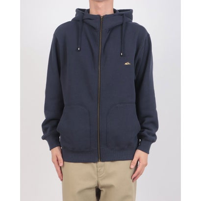 裏起毛 ZIP パーカー （NAVY）｜詳細画像
