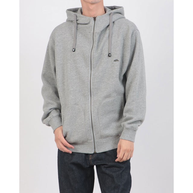 裏起毛 ZIP パーカー （GRAY）