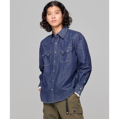 クリフ メイヤー KRIFF MAYER ウエスタン デニム シャツ （L/BLUE）｜詳細画像