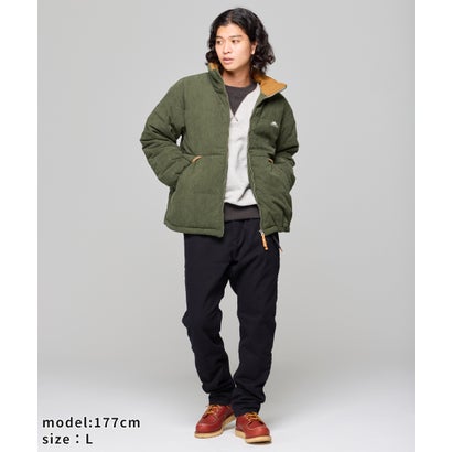 コーデュロイ 中綿 ジャケット （OLIVE GREEN）｜詳細画像