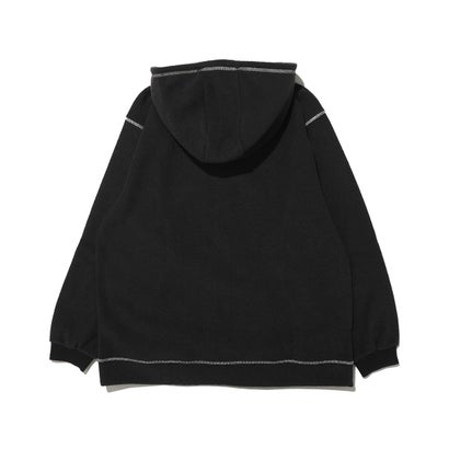 ブークレジップアップ パーカー （BLACK）｜詳細画像