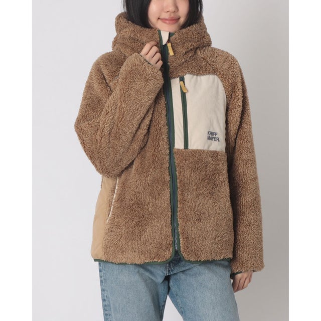 シャギーボア フード ジャケット （BEIGE）