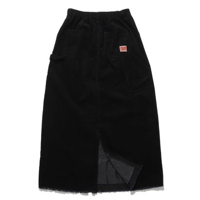 コーデュロイ ペインタークライミング スカート （BLACK）｜詳細画像