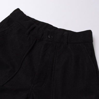 裏 フリース コーデュロイ ベイカー パンツ （BLACK）｜詳細画像