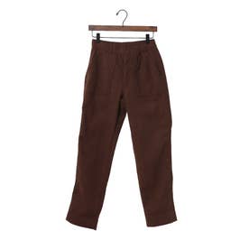 裏 フリース コーデュロイ ベイカー パンツ （BROWN）