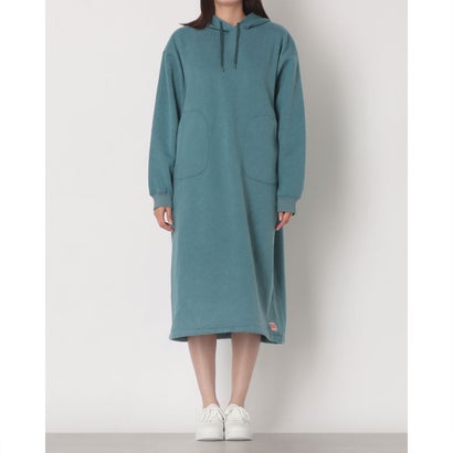 裏起毛 杢 スウェット ワンピース （BLUE）｜詳細画像