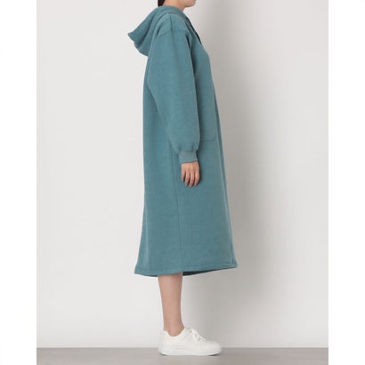 裏起毛 杢 スウェット ワンピース （BLUE）｜詳細画像