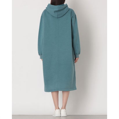 裏起毛 杢 スウェット ワンピース （BLUE）｜詳細画像
