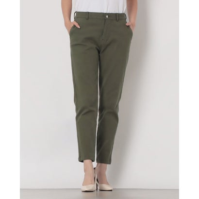 裏起毛 ストレッチ ツイルフィット パンツ （OLIVE GREEN）｜詳細画像