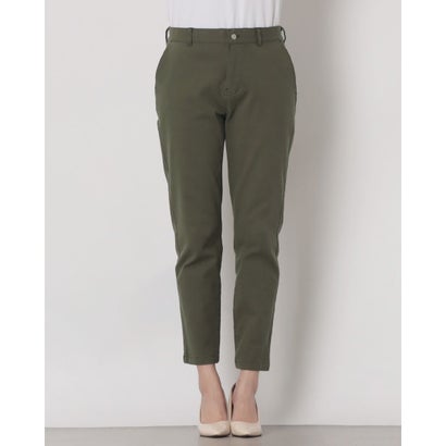 裏起毛 ストレッチ ツイルフィット パンツ （OLIVE GREEN）｜詳細画像