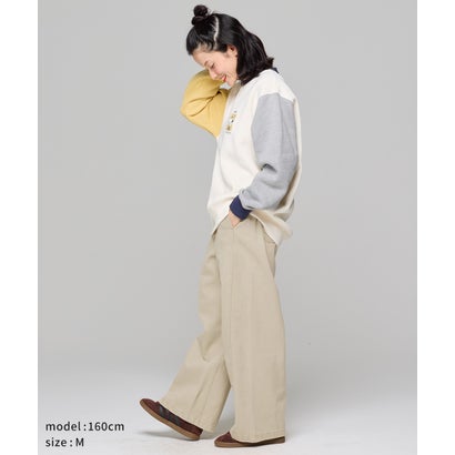 フェードカラーワイドツイル パンツ （NATURAL）｜詳細画像