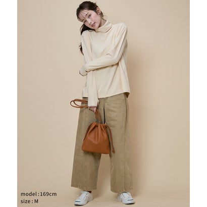 フェードカラーワイドツイル パンツ （BEIGE）｜詳細画像