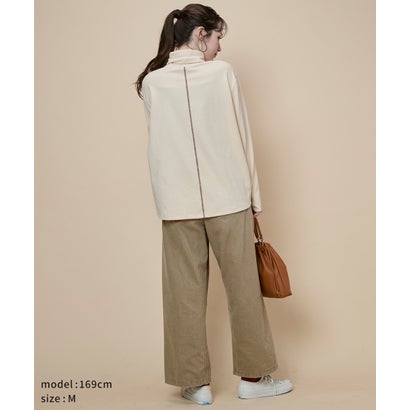 フェードカラーワイドツイル パンツ （BEIGE）｜詳細画像
