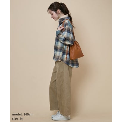 フェードカラーワイドツイル パンツ （BEIGE）｜詳細画像