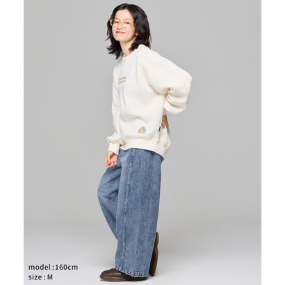 フェードカラーワイドツイル パンツ （L/BLUE）｜詳細画像