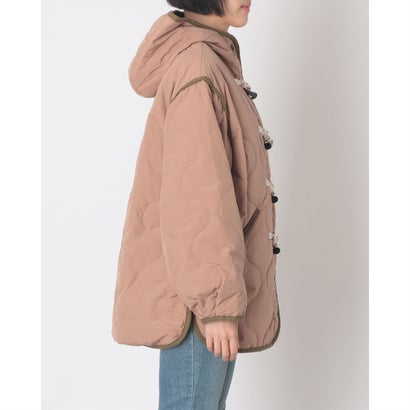 キルティング ダッフル ジャケット レディース （PINK BEIGE）｜詳細画像