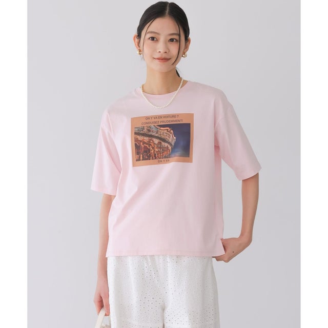 チャットフォト Tシャツ （ピンク系）