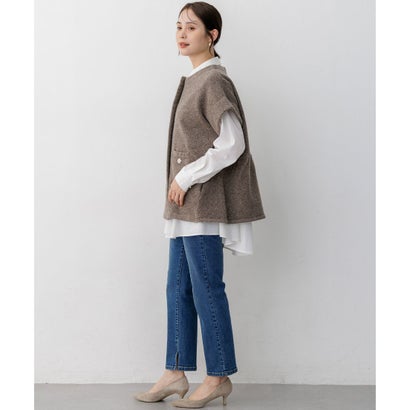【WEB＆一部店舗限定】エアリーシャーティング チュニックシャツ （サックスブルー系）｜詳細画像