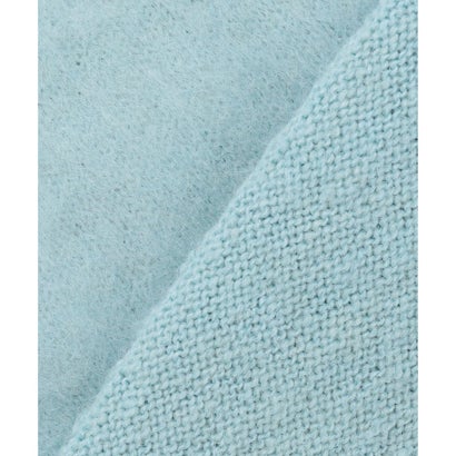 【WEB限定】ブラッシングニット 襟付きカーディガン （ミストブルー系）｜詳細画像