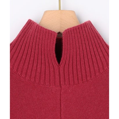 【WEB&一部店舗限定】ウールカシミヤミックス ロールネックニット （ザクロ系）｜詳細画像