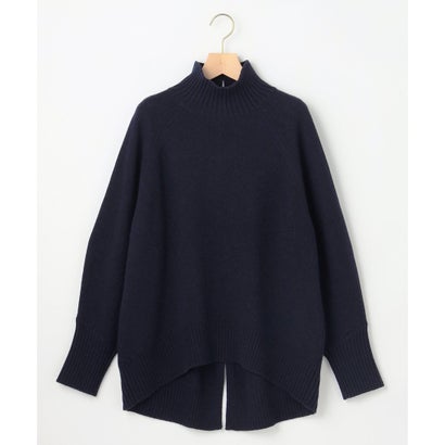 【WEB&一部店舗限定】ウールカシミヤミックス ロールネックニット （ミッドナイトネイビー系）｜詳細画像