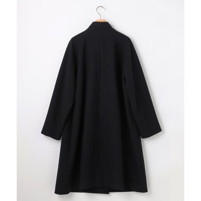 【WEB限定】ウールモッサ スタンドカラーコート （アイスグレー系）｜詳細画像