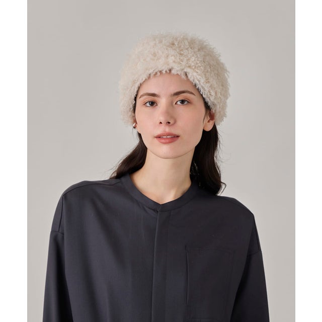 Fur Stretch Belt Headband / （WHITE (06)）