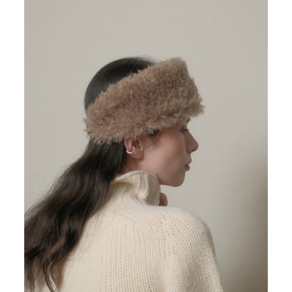 アース arth arth  Fur Stretch Belt Headband / アース （MOCA (94)）｜詳細画像