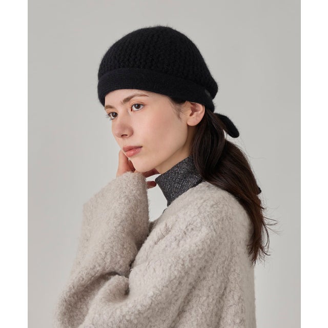 RA Moga Knit / （BLACK (01)）