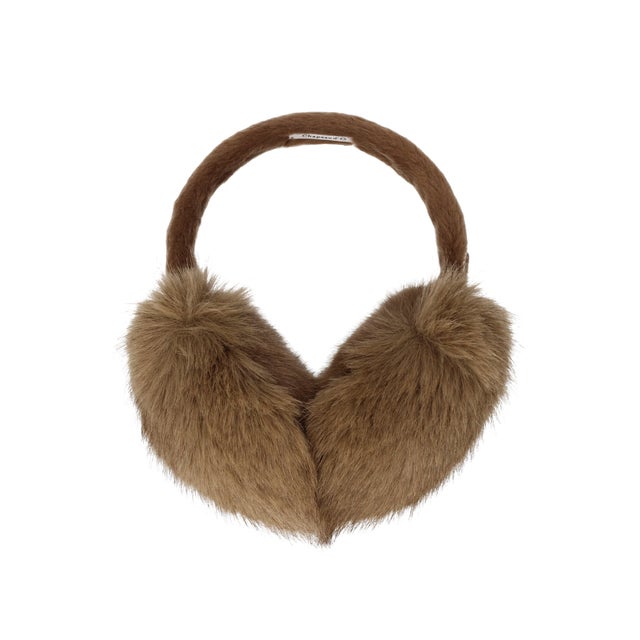 Chapeau d' O  Fox Fake Fur Earmuff / シャポードオー （CAMEL (91)）