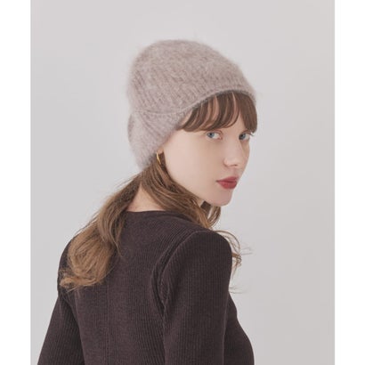シャポー ド オー Chapeau d'O Chapeau d' O  Cashmere Fur Beanie / シャポードオー （BEIGE (93)）｜詳細画像