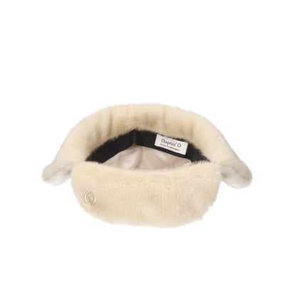 Chapeau d' O  Mink Fur Flight Cap / シャポードオー （LT BEIGE (95)）｜詳細画像