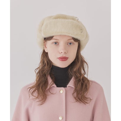 Chapeau d' O  Mink Fur Flight Cap / シャポードオー （LT BEIGE (95)）｜詳細画像