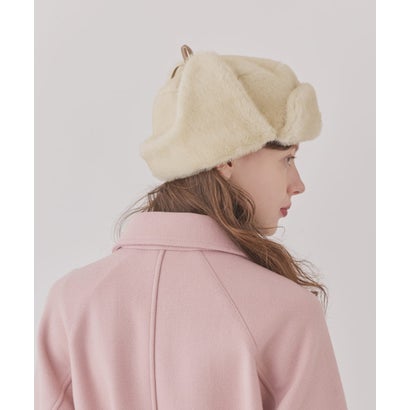 Chapeau d' O  Mink Fur Flight Cap / シャポードオー （LT BEIGE (95)）｜詳細画像