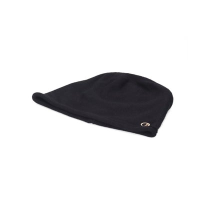 Chapeau d' O  Knit Roll Beanie Cure / シャポードオー （BLACK (01)）｜詳細画像