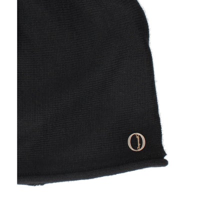 Chapeau d' O  Knit Roll Beanie Cure / シャポードオー （BLACK (01)）｜詳細画像