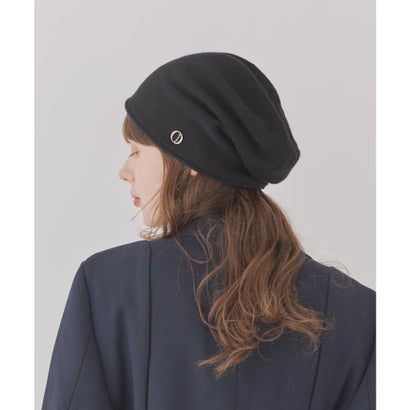 Chapeau d' O  Knit Roll Beanie Cure / シャポードオー （BLACK (01)）｜詳細画像