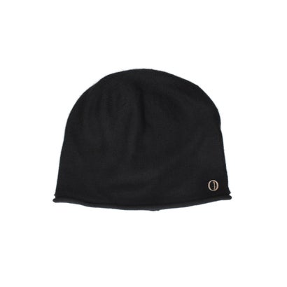 Chapeau d' O  Knit Roll Beanie Cure / シャポードオー （BLACK (01)）｜詳細画像