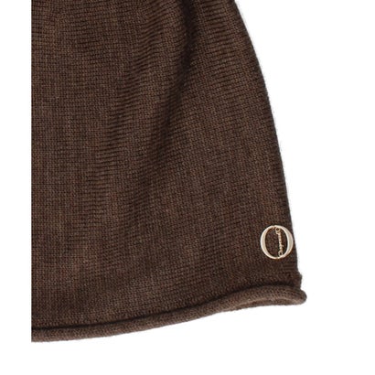 Chapeau d' O  Knit Roll Beanie Cure / シャポードオー （BROWN (91)）｜詳細画像