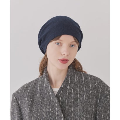 Chapeau d' O  Knit Beret Beanie Cure / シャポードオー （NAVY (71)）｜詳細画像