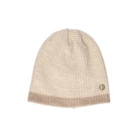 Chapeau d' O  Wave Border Knit Beanie / シャポードオー （BEIGE (93)）
