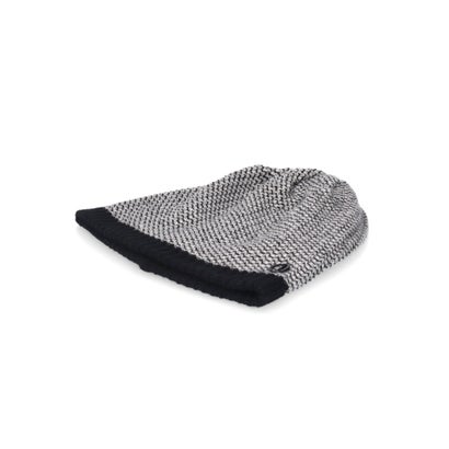 Chapeau d' O  Wave Border Knit Beanie / シャポードオー （BLACK (01)）｜詳細画像